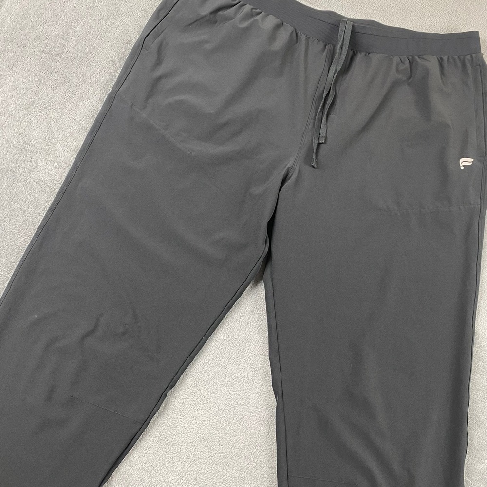 Fabletics Women 2X Jogger Pants Black Lightweight Activewear Drawstring Pockets